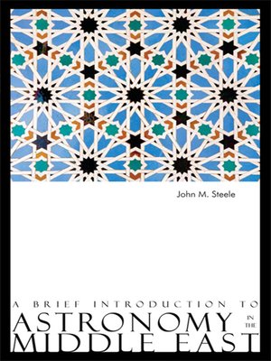 cover image of A Brief Introduction to Astronomy in the Middle East